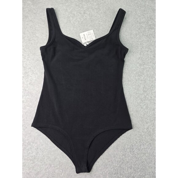 BelleLovin Body Donna A Maniche Lunghe Con Scollo A Barca, Taglia X-Large, Colore Nero, In Cotone Ed Elastan